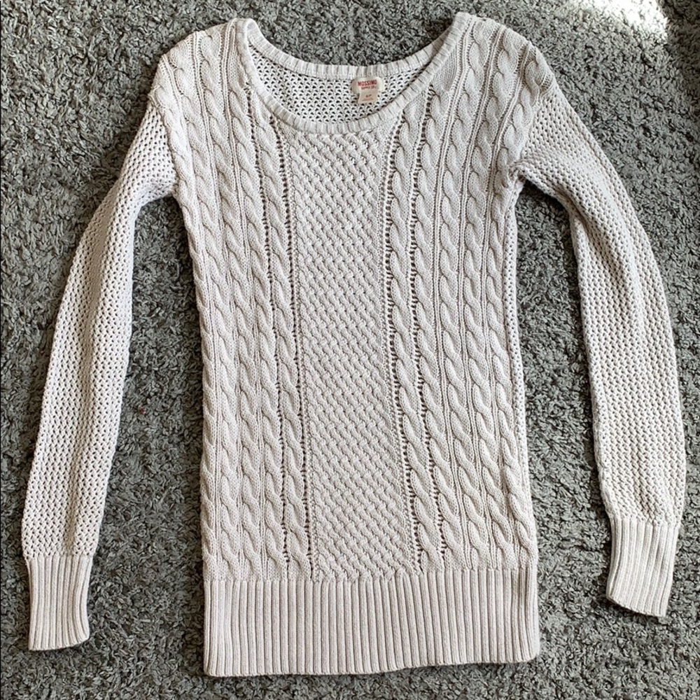 Cream sweater